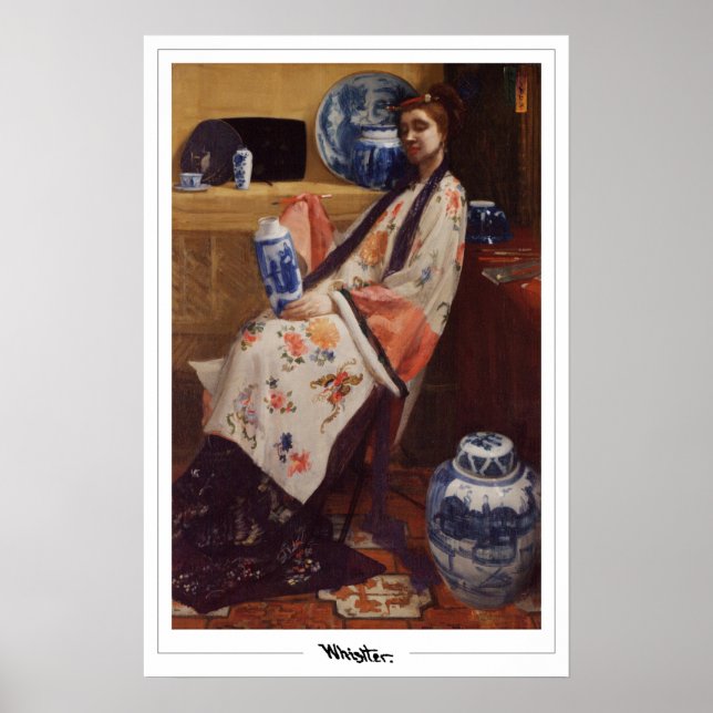 Póster James McNeill Whistler Zedign Art Poster #6 (Frente)