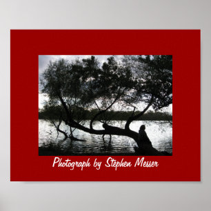Póster James River en silueta