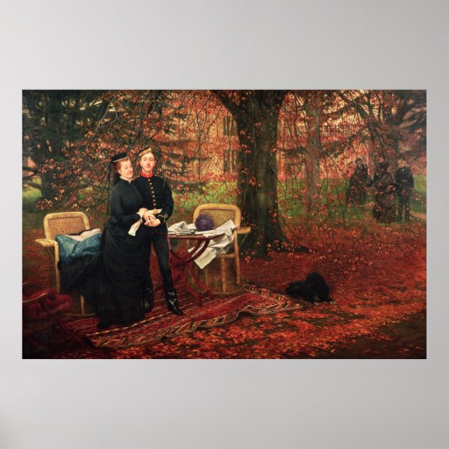 Póster James Tissot | Empress Eugenie & Eugene-Louis Napo (Frente)