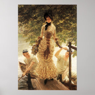 Póster James Tissot En El Poster Thames