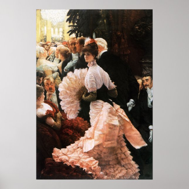 Póster James Tissot La Poster de la Dama Política (Frente)