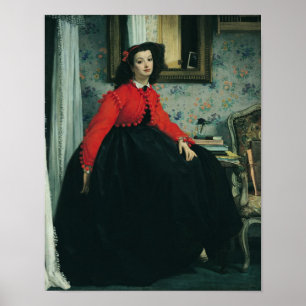Póster James Tissot Retrato de Mlle. L. 1864