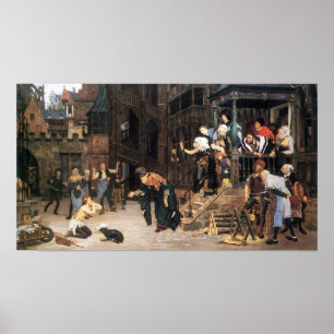 Póster James Tissot - The return of the prodigal son