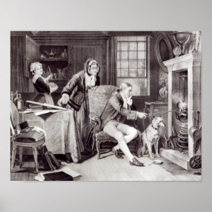 Póster James Watt Playing with Steam