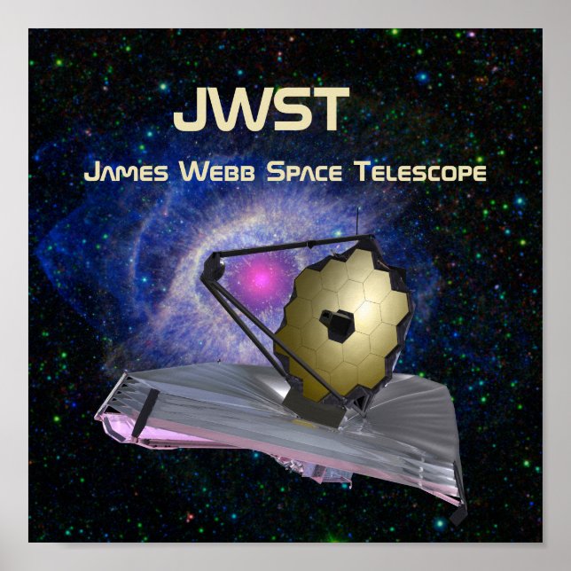 Póster James Webb Space Telescope JWST (Frente)