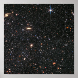 Póster James Webb Telescope Dwarf Galaxy