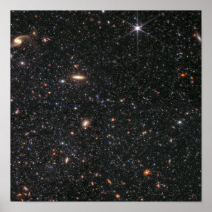 Póster James Webb Telescope Dwarf Galaxy