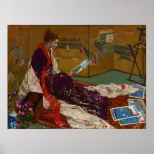 Póster James Whistler - Capricho en púrpura y oro