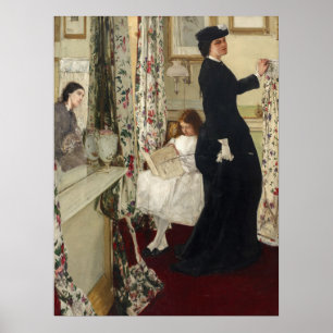 Póster James Whistler - La sala de música