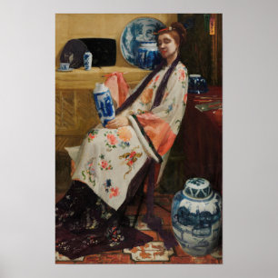 Póster James Whistler - Las Lange Leizen de las Seis Marc
