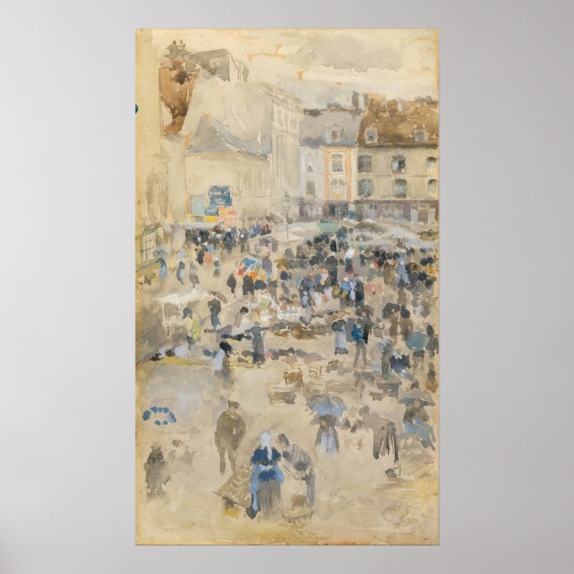 Póster James Whistler - Nocturne: Chelsea (Frente)