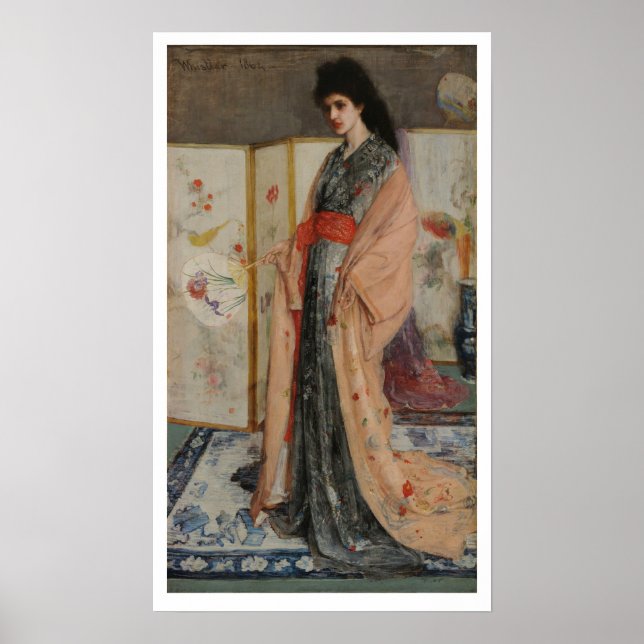 Póster James Whistler-Princess desde la tierra de la porc (Frente)