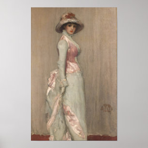 Póster James Whistler - Retrato de Lady Meux