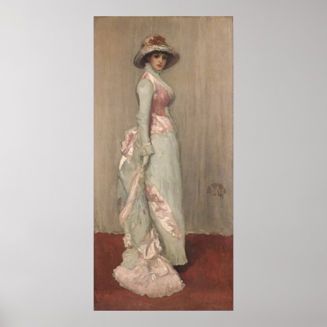 Póster James Whistler - Retrato de Lady Meux (Frente)