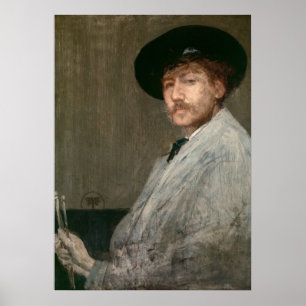 Póster James Whistler - Retrato del pintor