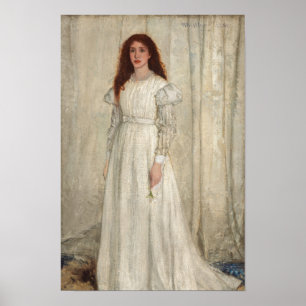 Póster James Whistler - Sinfonía en Blanco Nº 1