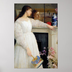 Póster James Whistler - Sinfonía en Blanco n.º 2