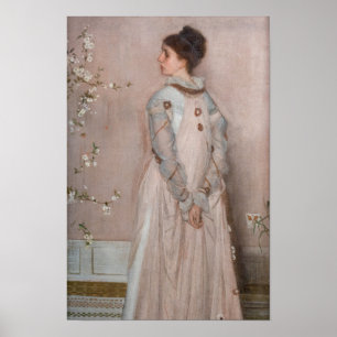 Póster James Whistler - Sinfonía en color de carne y rosa