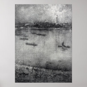Póster James Whistler The Thames