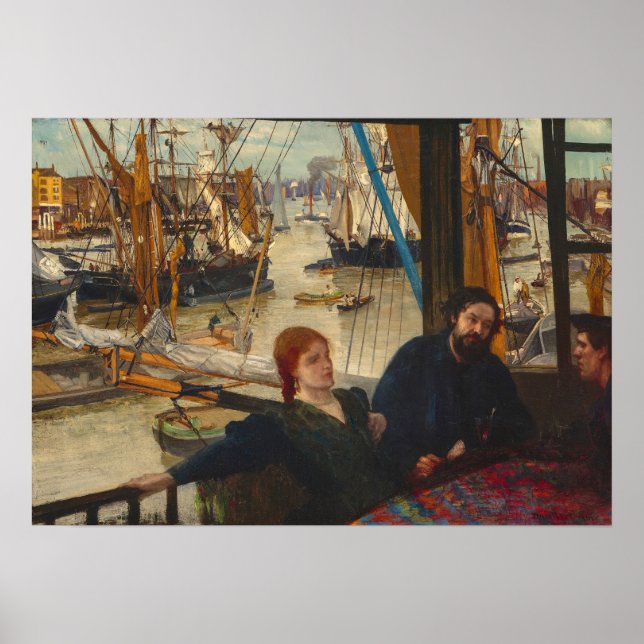 Póster James Whistler - Wapping (Frente)