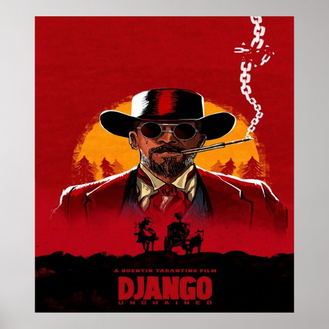Póster Jamie Django Foxx (Frente)