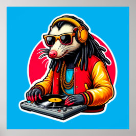 PÓSTER JAMMING-OPOSSUM DJ 2