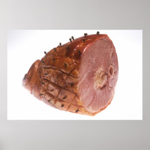 Póster Jamón esmaltado