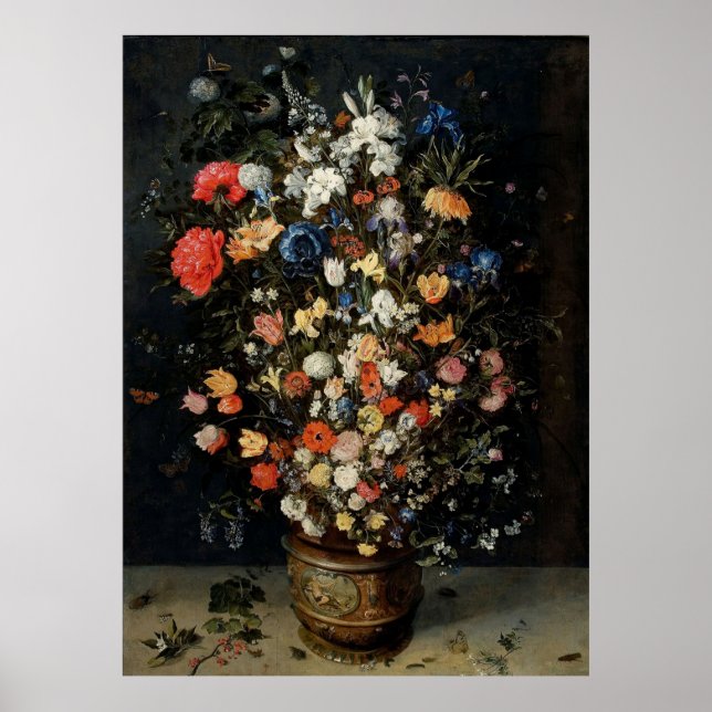 Póster jan brueghel el mayor Flower Bouquet (Frente)