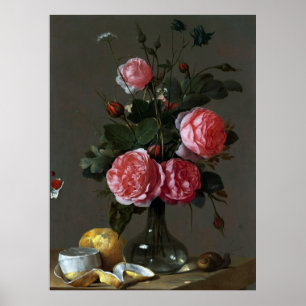 Póster Jan Davidsz de Heem, Floral Still Life