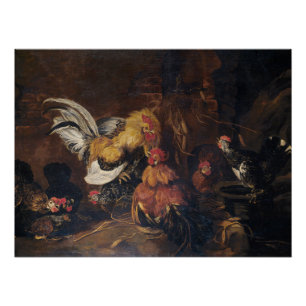 Póster Jan Fyt Cockfight
