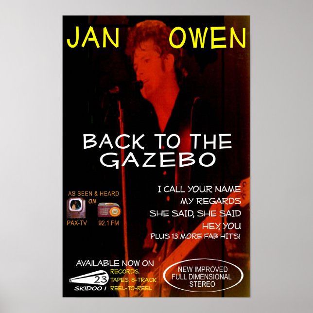 Póster Jan Owen - Como se ve en la TV (Frente)