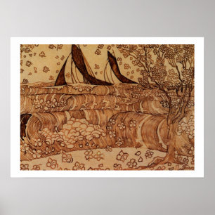 Póster Jan Theodoor Toorop - Poster de ondas