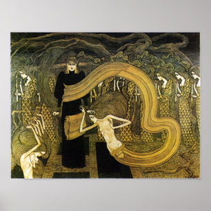 Póster Jan Tooroop ~ Fatalism Art Nouveau poster