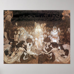 Póster Jan Toorop The Three Brides Art Nouveau Poster