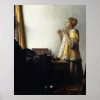 Jan Vermeer, joven mujer con collar de perla