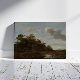 Póster Jan Vermeer van Haarlem, Paisaje con granja