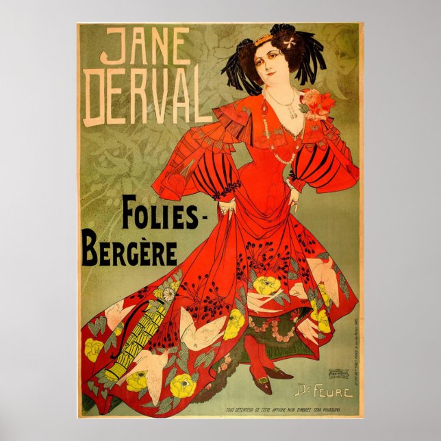 Póster Jane Derval (Frente)