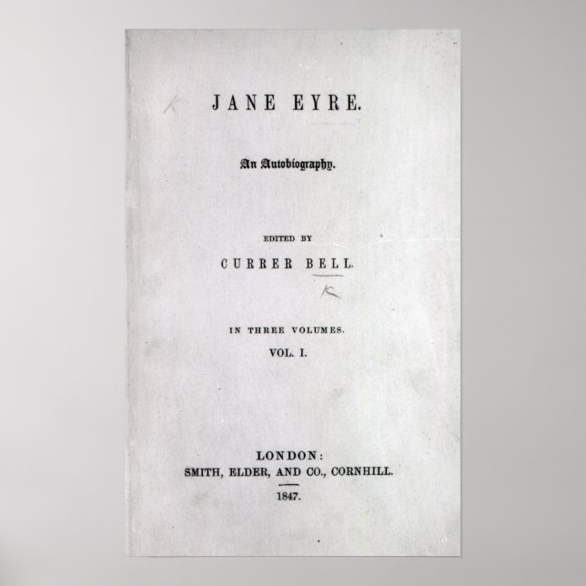 Póster Jane Eyre' (Frente)