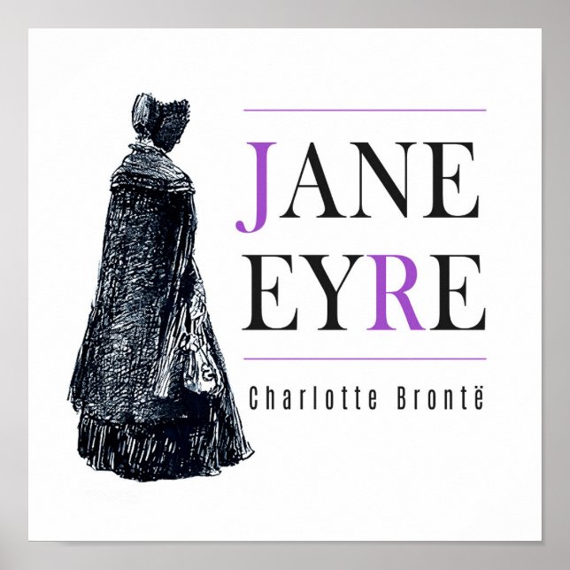 Póster Jane Eyre en Cabo y Bonnet (Frente)
