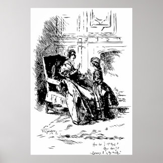Póster Jane Eyre Illustration