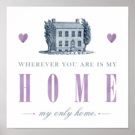 Póster Jane Eyre - Mi único hogar - Casa