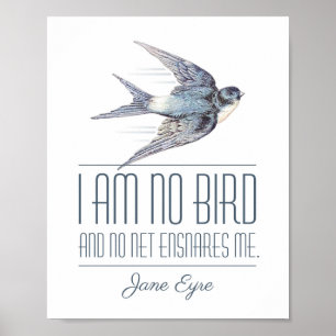 Póster Jane Eyre - No Soy Pájaro - Tragar Volando