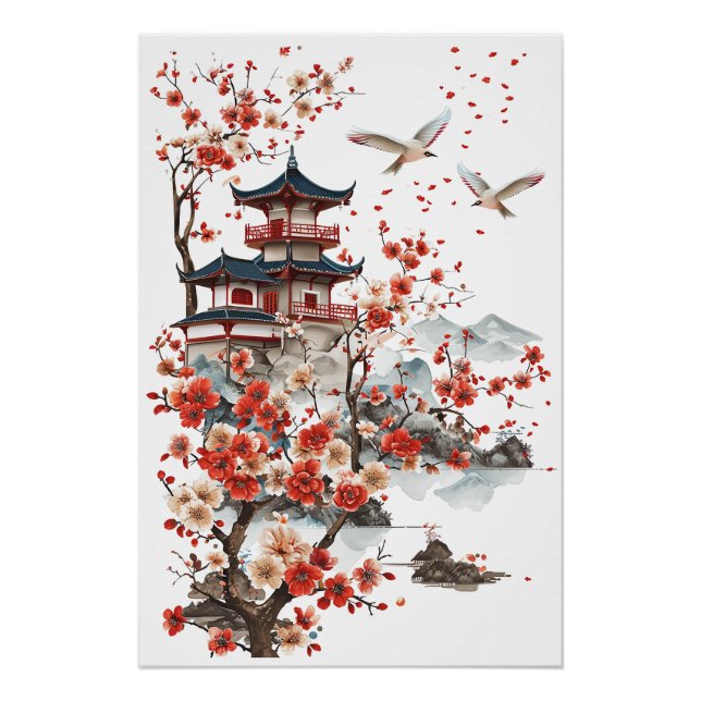 Póster Janoxisi - Frühling in rot (1/4)- Download (Anverso)