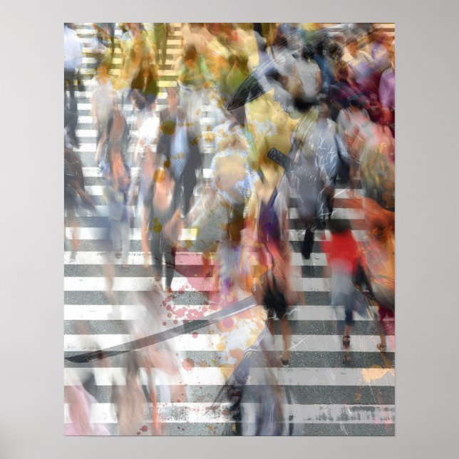 Póster Japan past and present. (Frente)