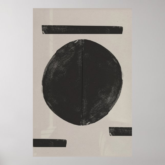 Póster Japandi Abstract Poster (Frente)