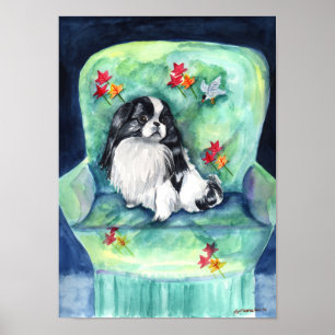 Póster Japanese Chin Wall Print Poster
