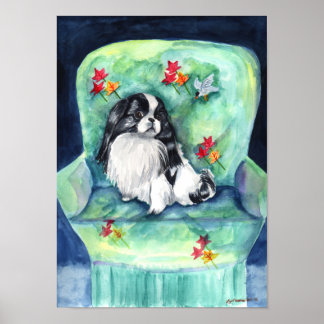 Póster Japanese Chin Wall Print Poster