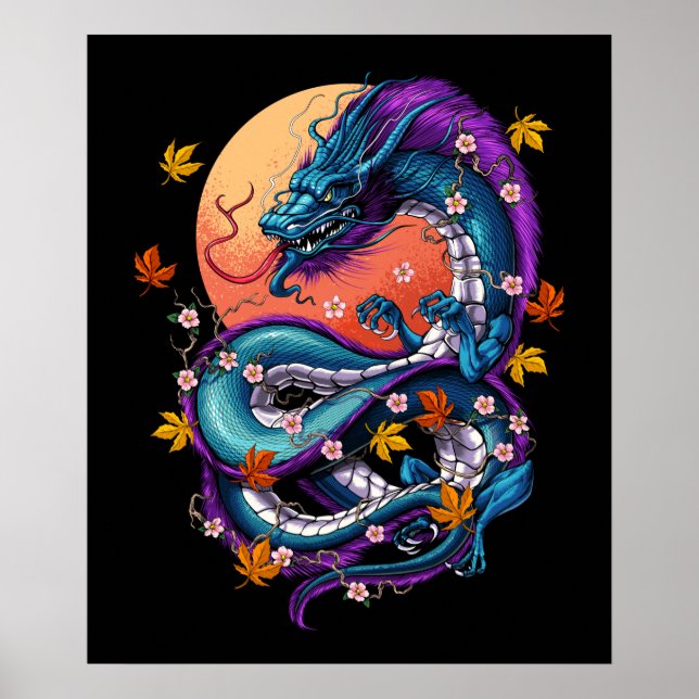 Póster Japanese Dragon (Frente)