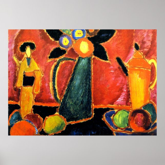 Póster Japanese Flower (Frente)