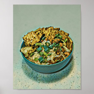 Póster Japanese Food Lovers Gift